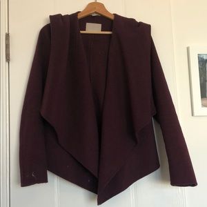Soia & Kyo Wool Draped Jacket